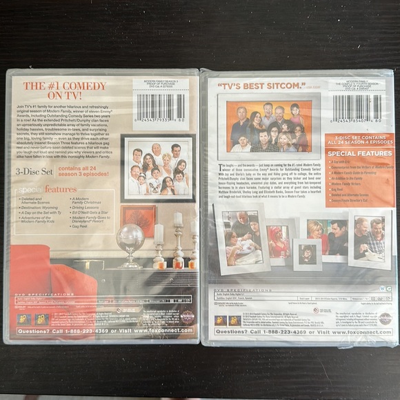 Modern Family DVDs 3rd & 4th Season - Picture 4 of 7